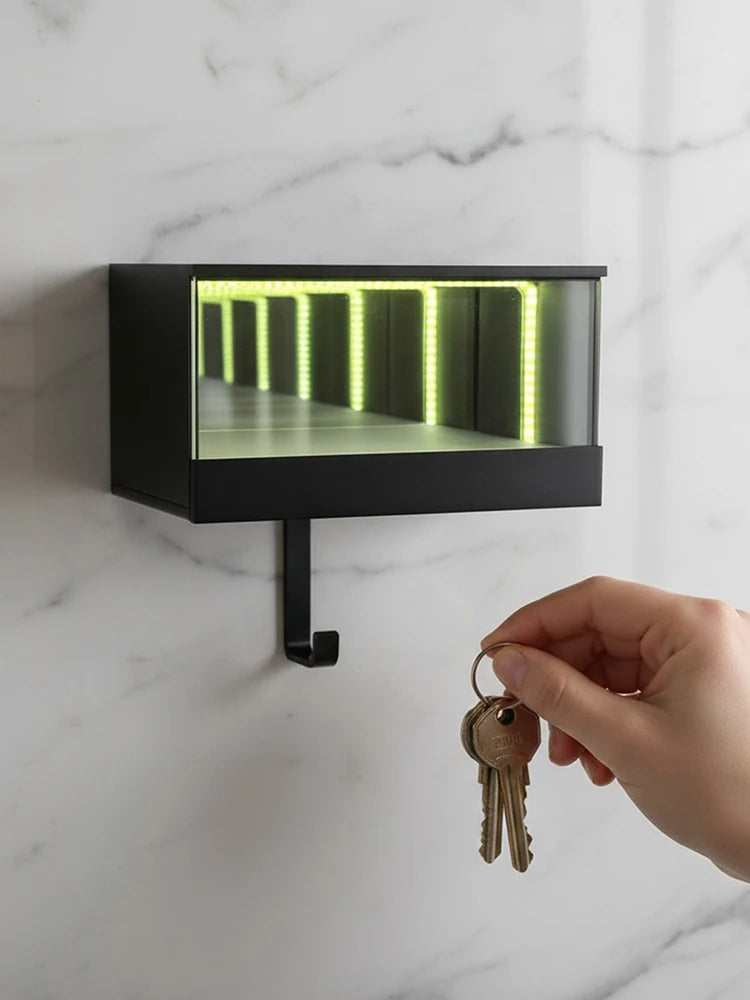 3D Printed Wall Mount Car Key Holder Infinity Garage Key Rack