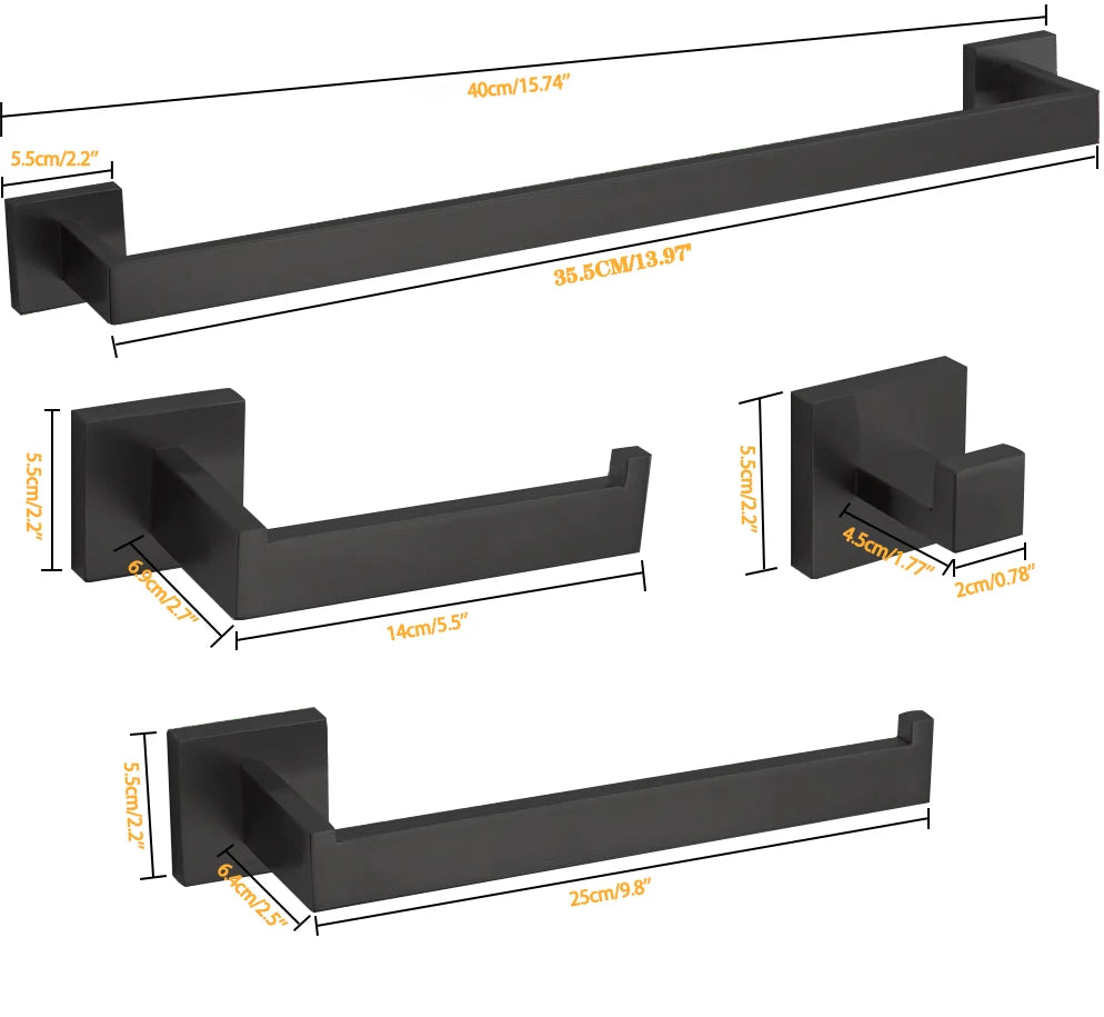 Elevate your bathroom with a sleek stainless steel bath hardware set that blends form and function.