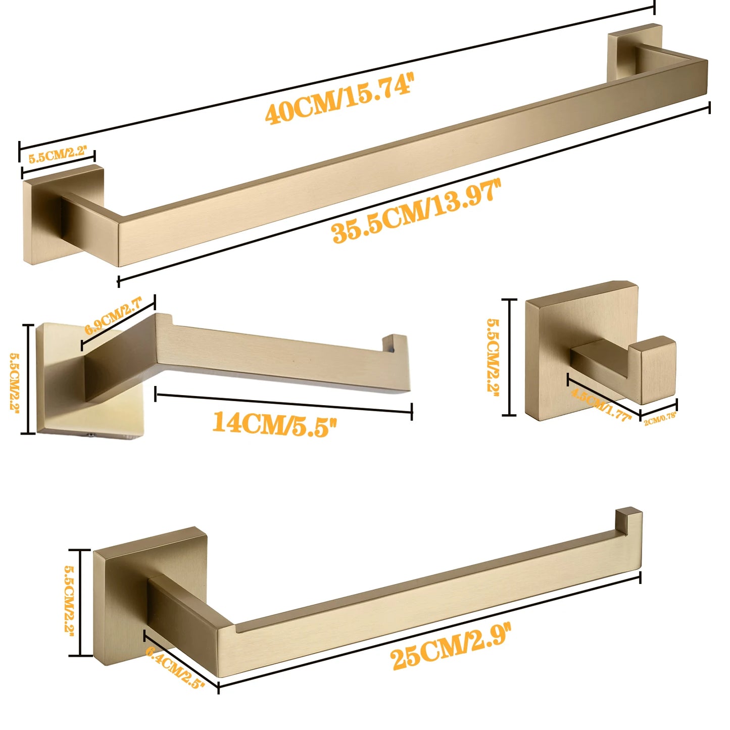 Elevate your bathroom with a sleek stainless steel bath hardware set that blends form and function.