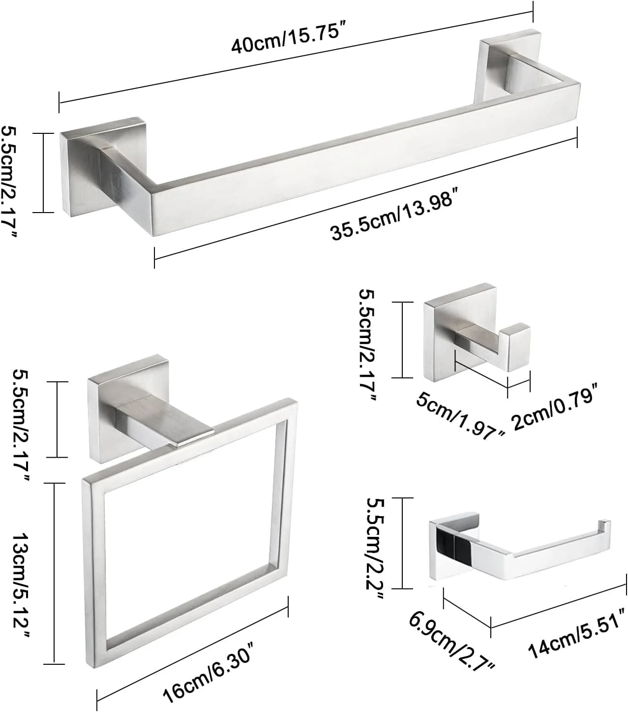 Elevate your bathroom with a sleek stainless steel bath hardware set that blends form and function.