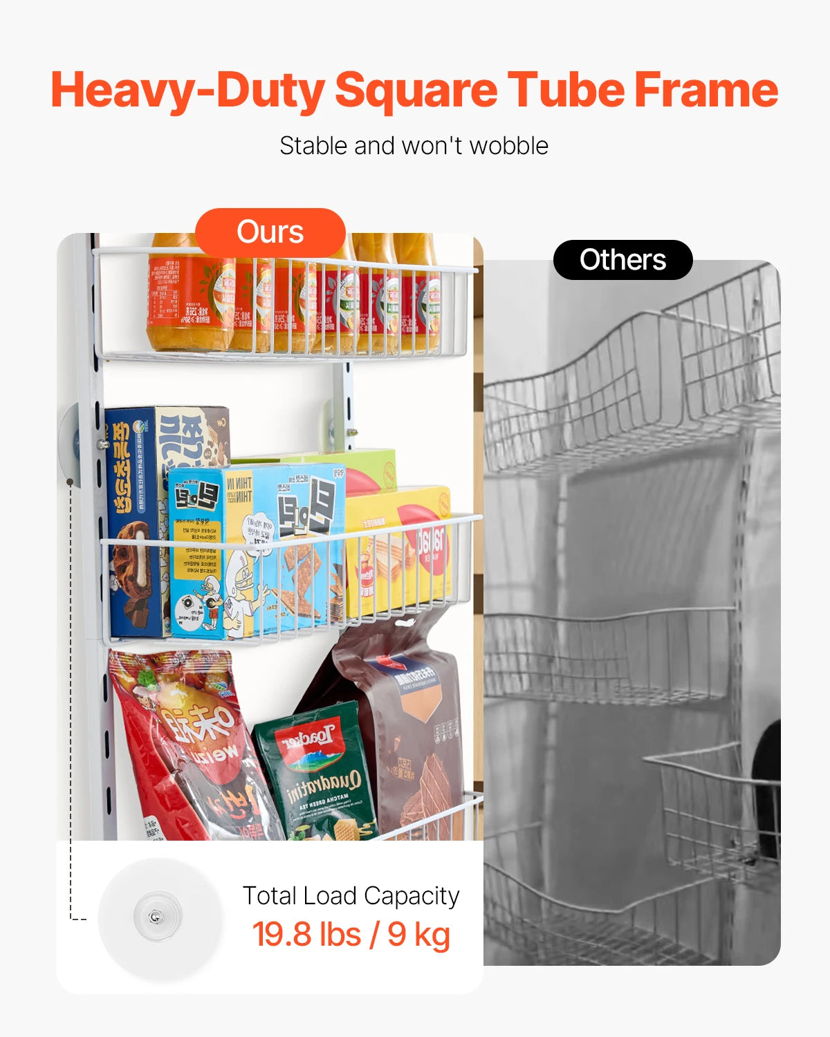 Turn clutter into clarity with a versatile over-the-door pantry organizer that grows with your space, helping you see every bottle, jar, and snack at a glance.