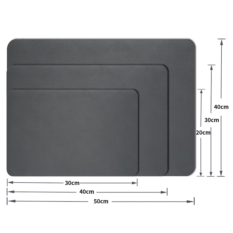 Keep spills in check with a large, ultra-absorbent mat that dries quickly, resists odors, and stays put through busy kitchen routines.