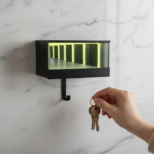 3D Printed Wall Mount Car Key Holder Infinity Garage Key Rack