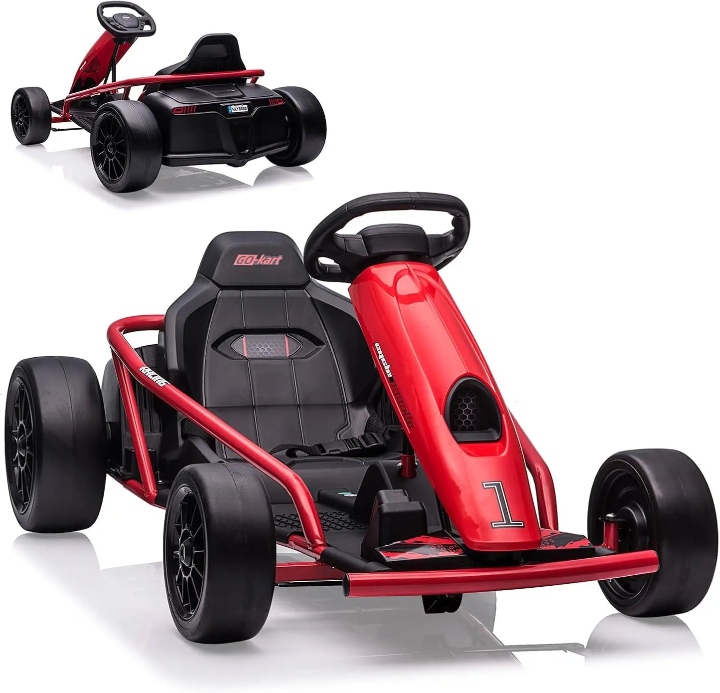 Ride On Go Kart 24V Dual 300W Motors For Teens Outdoor Toy