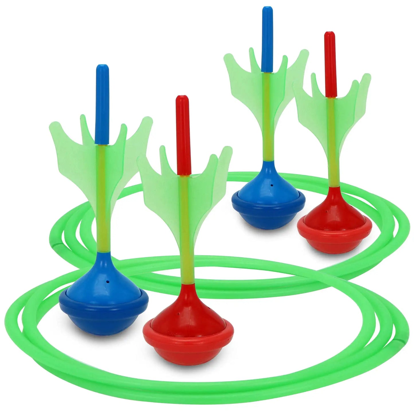 Joyfy 6 Pcs Lawn Darts Set Glow In The Dark Yard Games For Kids And Adults