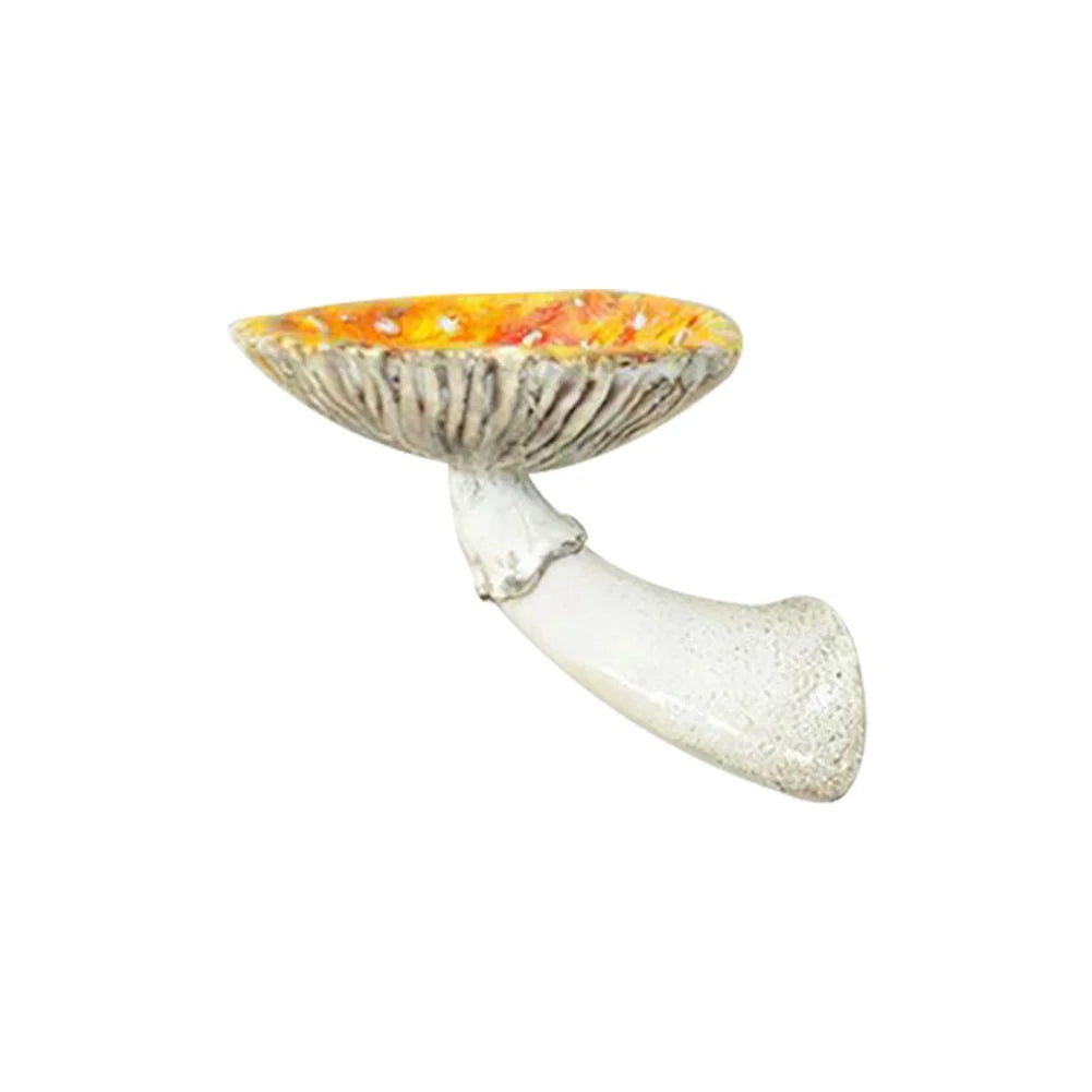 Resin Amanita Floating Shelf 7 10 13 Cm Wall Mounted Mushroom Keys Holder