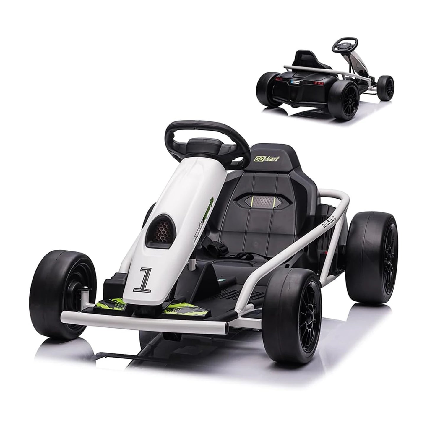 Ride On Go Kart 24V Dual 300W Motors For Teens Outdoor Toy