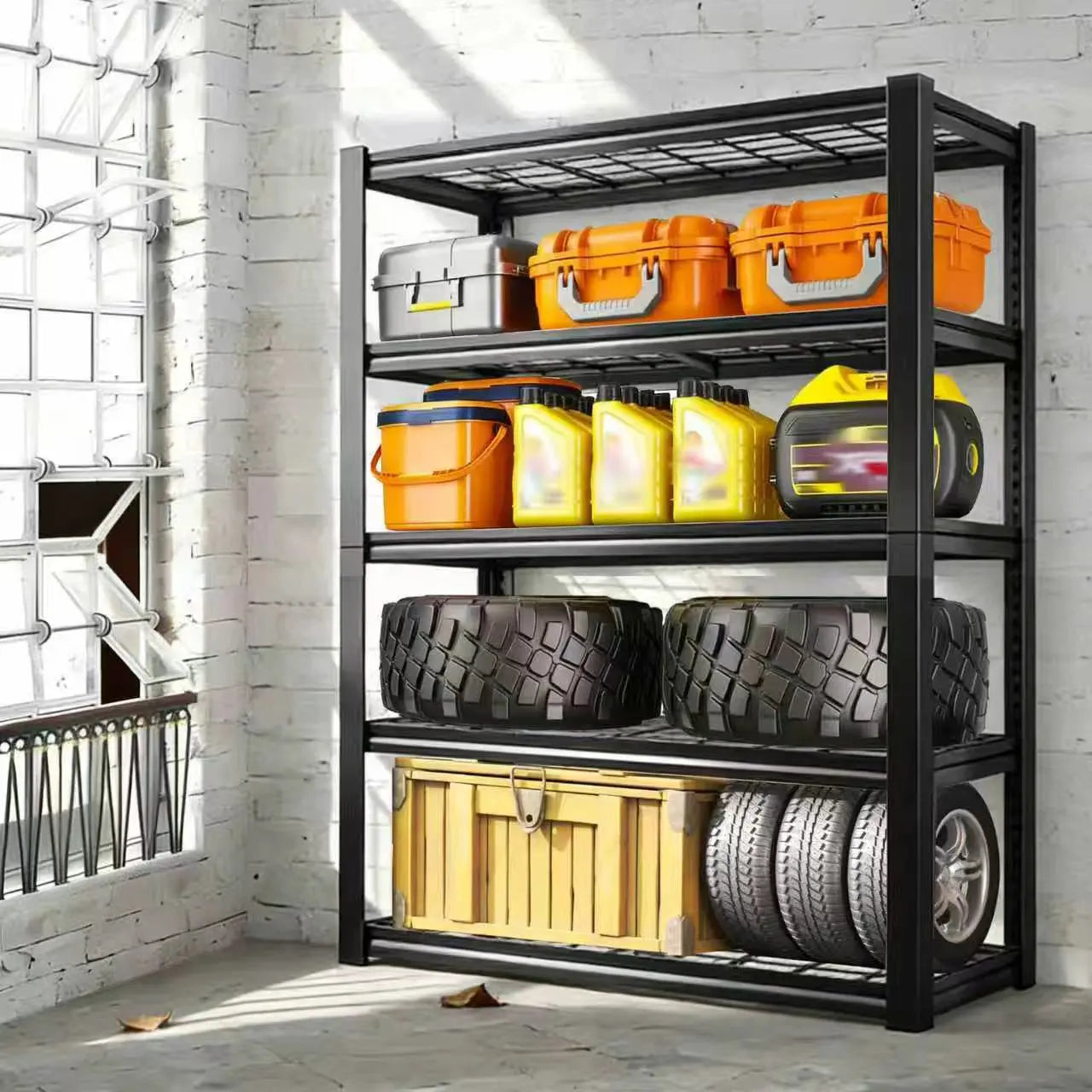 Boost efficiency and storage versatility with the Nnovaroom 72 inch adjustable metal double-layer shelving that fits your workspace and budget.