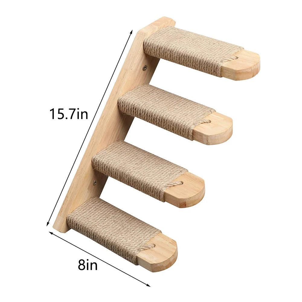 Elevate your cat’s playtime with a wall mounted climbing shelf that blends exercise, curiosity, and stylish design.