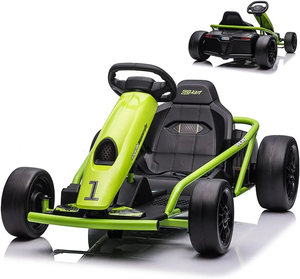 Ride On Go Kart 24V Dual 300W Motors For Teens Outdoor Toy