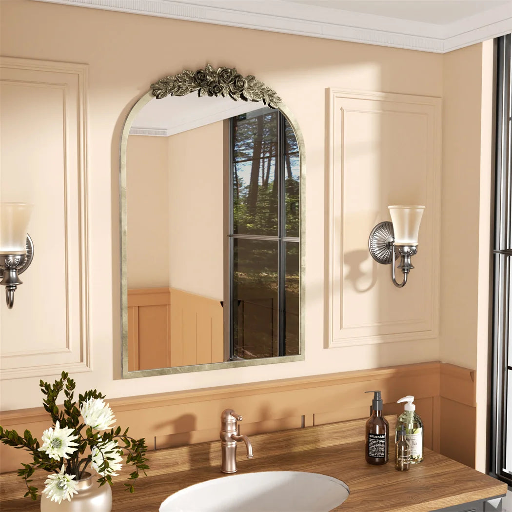 Elevate your space with a timeless arched mirror that reflects elegance, warmth, and the confident style you deserve.