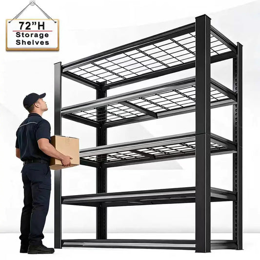 Boost efficiency and storage versatility with the Nnovaroom 72 inch adjustable metal double-layer shelving that fits your workspace and budget.