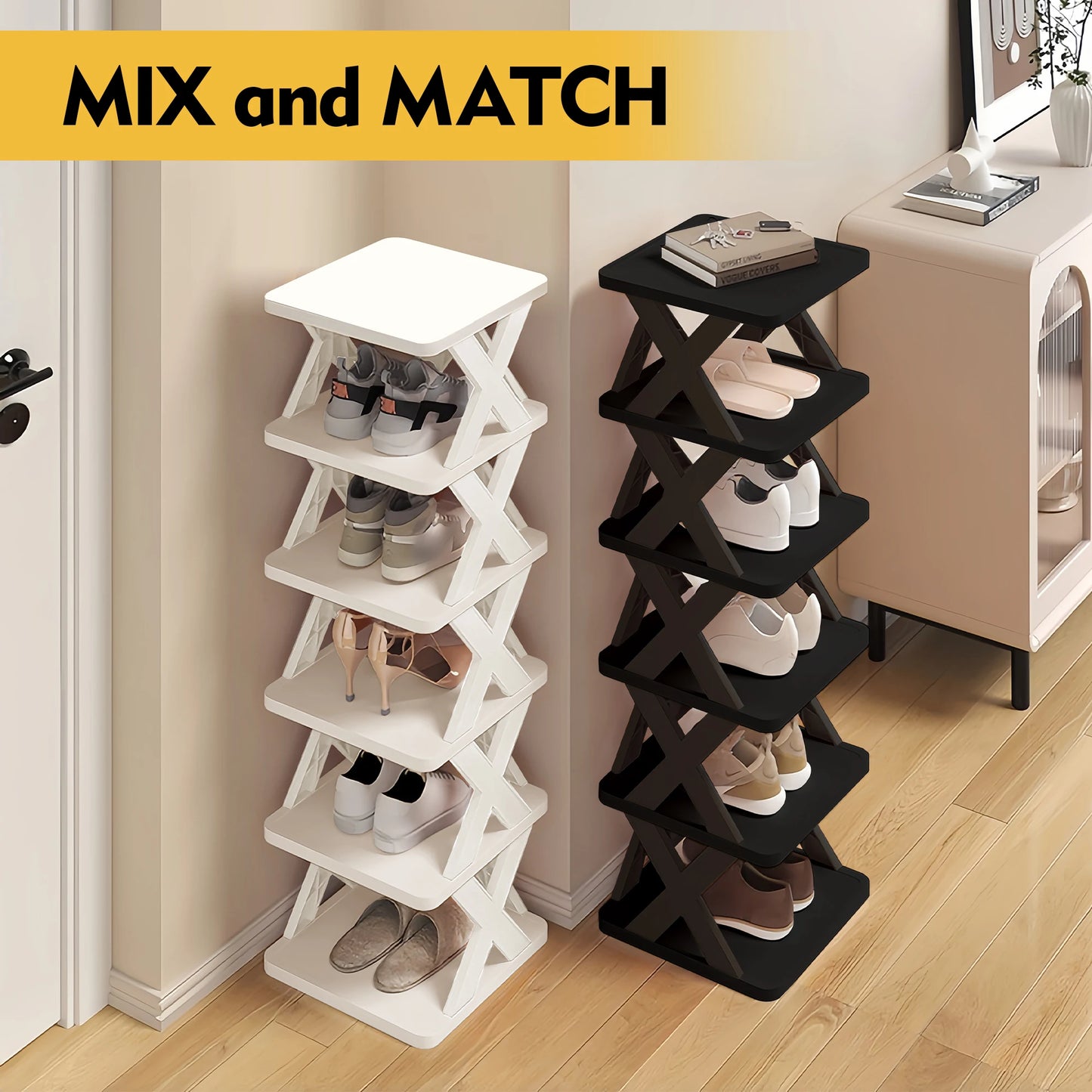 Detachable Shoe Rack Storage Organizer Multilayer Shoe Cabinet For Home