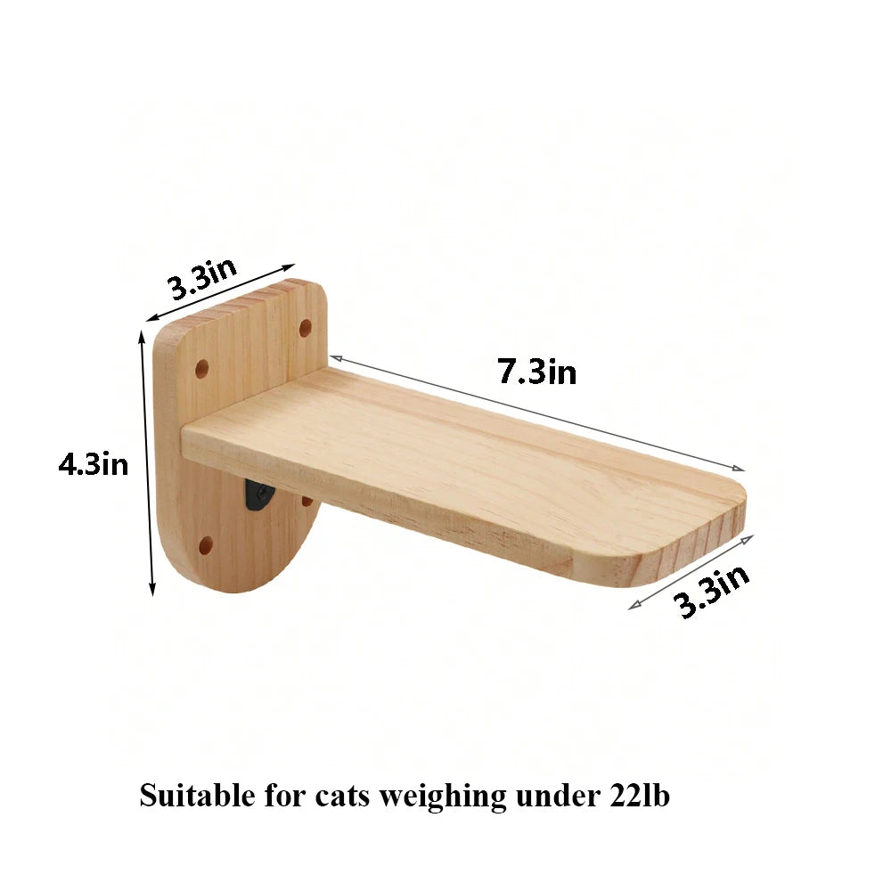 Elevate your cat’s playtime with a wall mounted climbing shelf that blends exercise, curiosity, and stylish design.