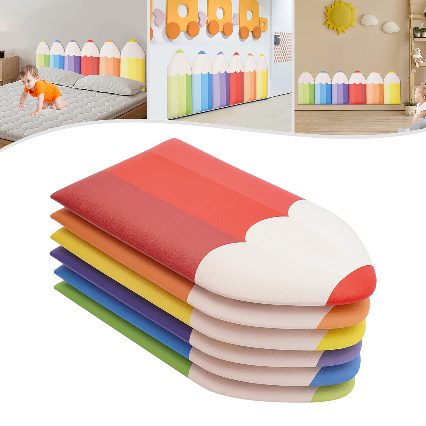 Protect your little explorers with soft, 3 cm thick wall padding that cushions bumps and adds playful charm to any room, making every moment of curious exploration safer and cozier.