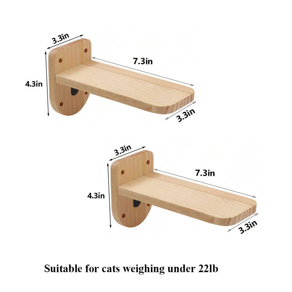 Elevate your cat’s playtime with a wall mounted climbing shelf that blends exercise, curiosity, and stylish design.