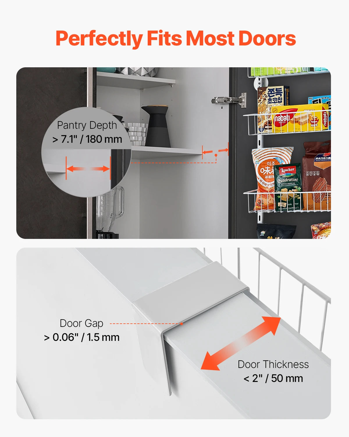 Turn clutter into clarity with a versatile over-the-door pantry organizer that grows with your space, helping you see every bottle, jar, and snack at a glance.