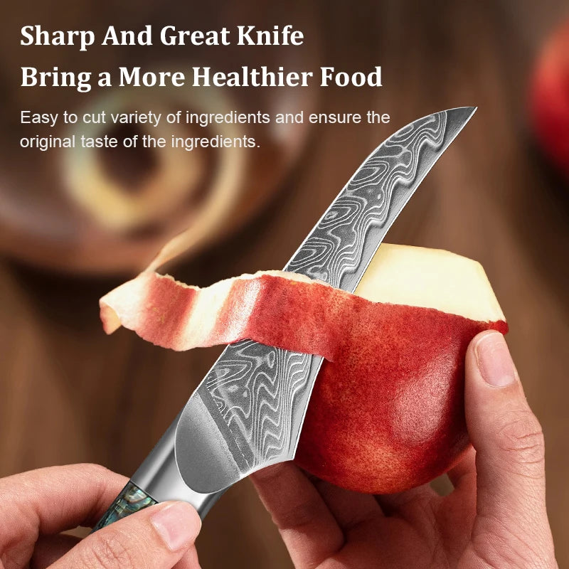 1 To 7 Piece Kitchen Chef Knife Set Japanese Damascus Steel Professional Knives