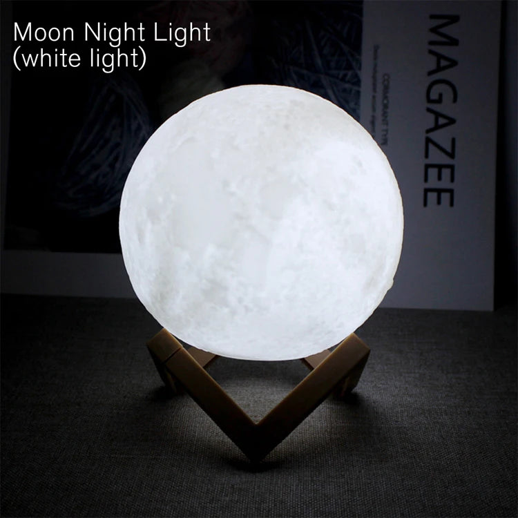 Moon Light LED Book Light Galaxy Night Lamp For Kids Bedroom Decor