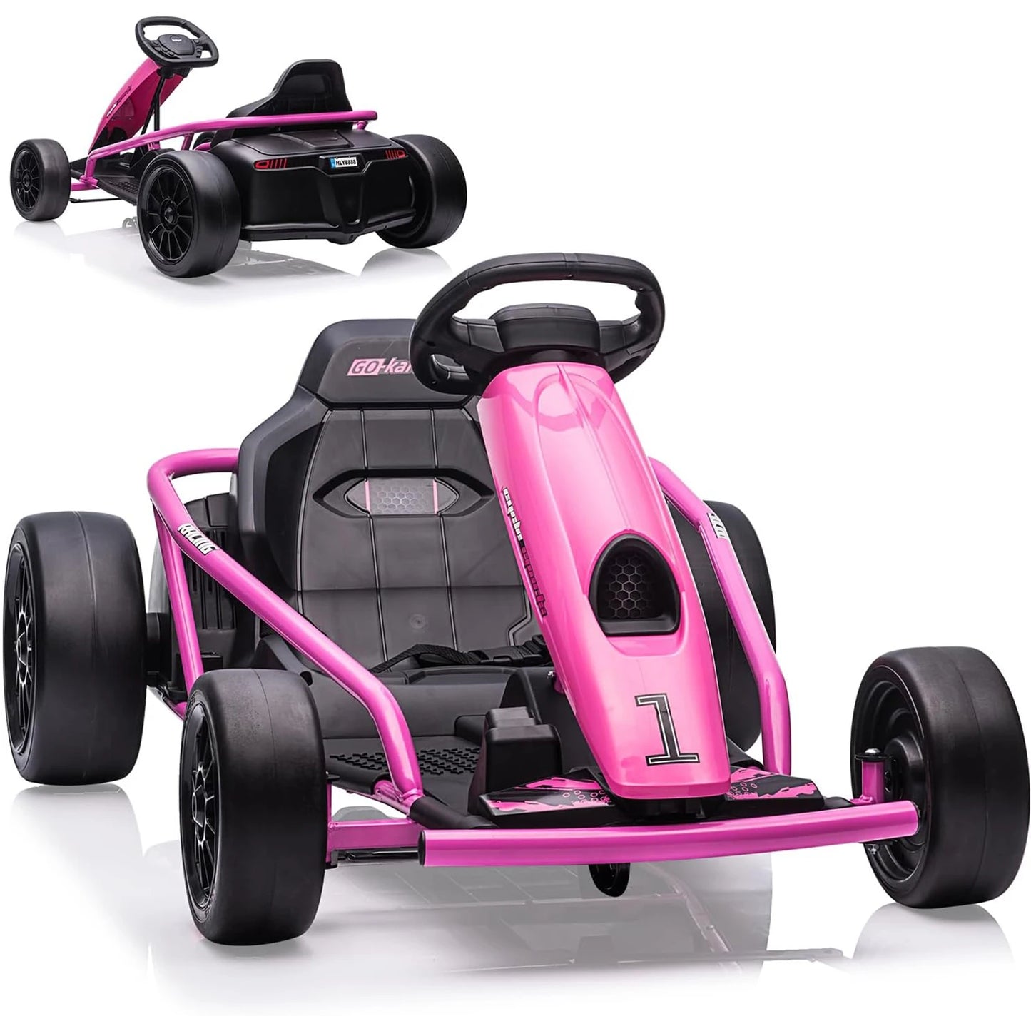 Ride On Go Kart 24V Dual 300W Motors For Teens Outdoor Toy