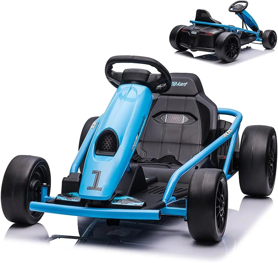 Ride On Go Kart 24V Dual 300W Motors For Teens Outdoor Toy