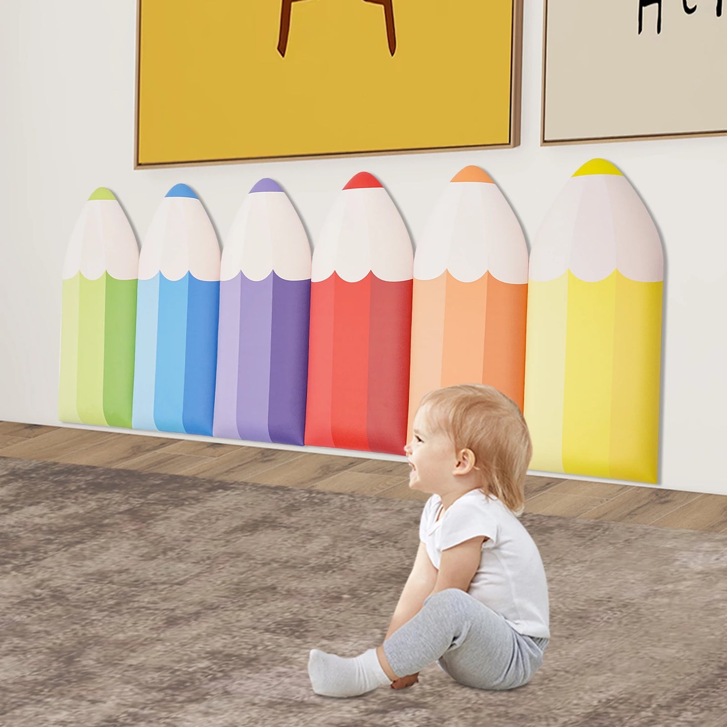 Protect your little explorers with soft, 3 cm thick wall padding that cushions bumps and adds playful charm to any room, making every moment of curious exploration safer and cozier.
